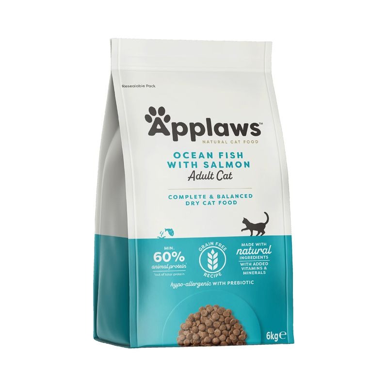 Applaws Cat Dry Adult Fish and Salmon 6 kg Grain-free natural cat food
