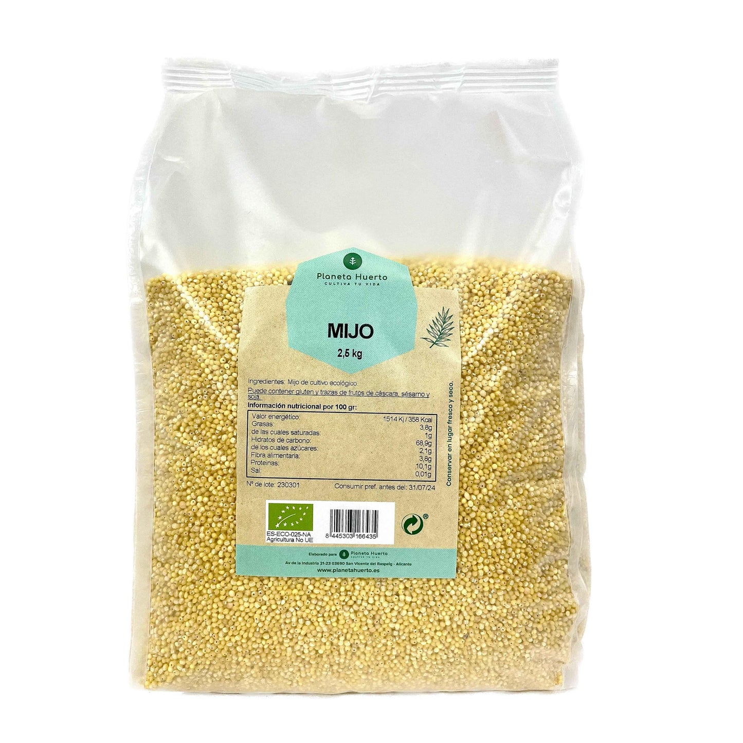 Skalad hirs ECO Planeta Huerto 2,5 kg