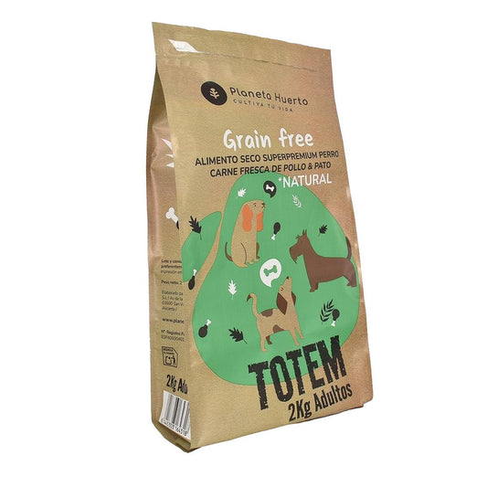 Natürliches getreidefreies Superpremium Huhn und Ente 2 kg Planeta Huerto