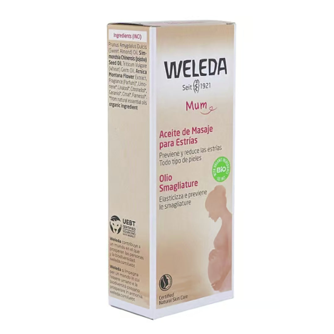 Weleda Massageöl gegen Dehnungsstreifen 100 ml