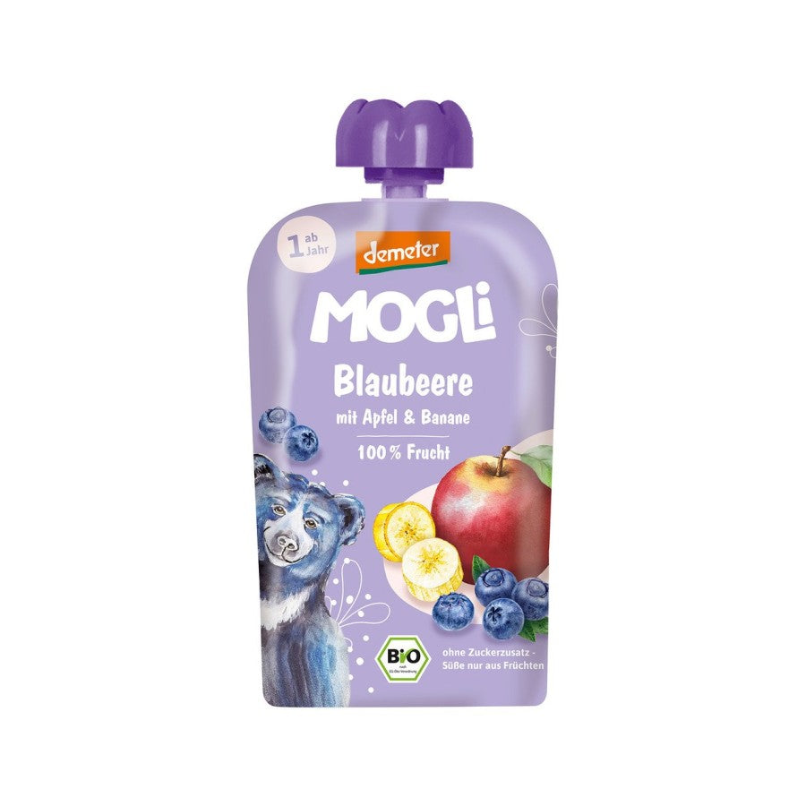Mogli Apple, Banana, Blueberry and Raspberry Smoothie 100 g