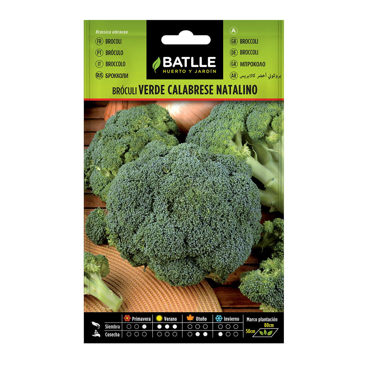 Groene broccolizaadjes Calabrese Batlle