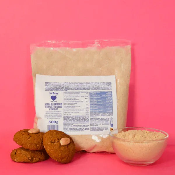 Mandelmehl mit Vitaminen und Mineralstoffen Nut&me 500g