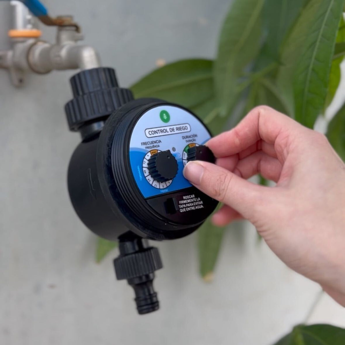 Vattentät, armerad bevattningsprogrammerare Planeta Huerto 0-6 bar