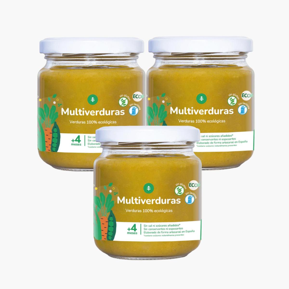 Packung 3x Bio-Multi-Gemüse Bio-Gartenplanet 180 g