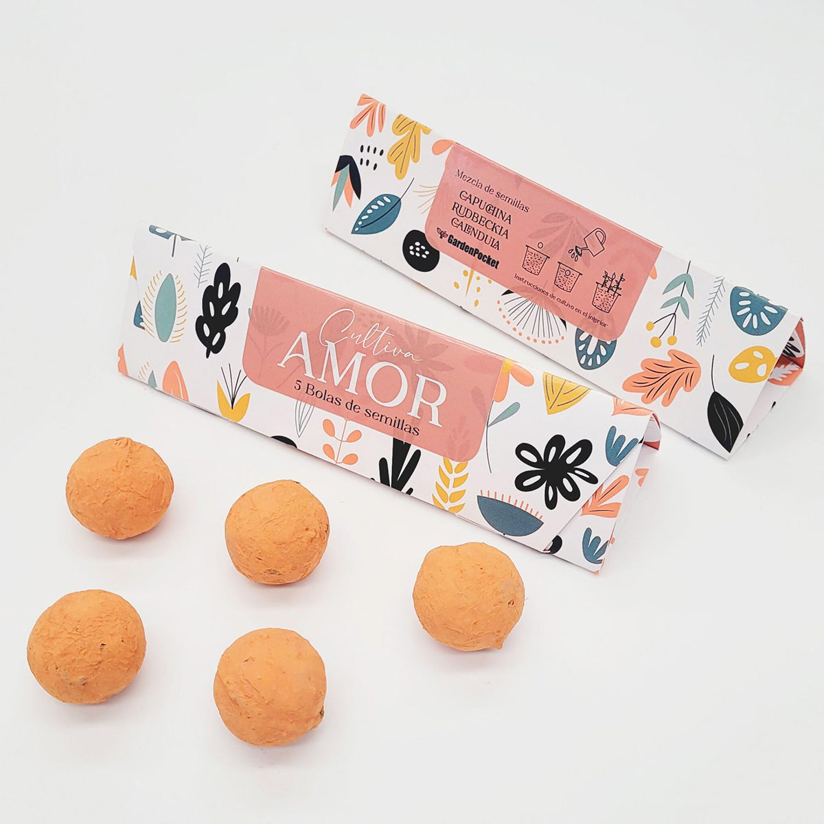 Cultiva Amor Plantable Seed Balls Ideal Gift, Garden Pocket