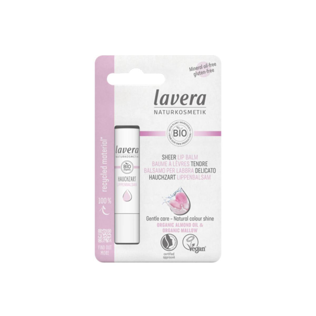 Roze lippenbalsem, Lavera 4,5 g