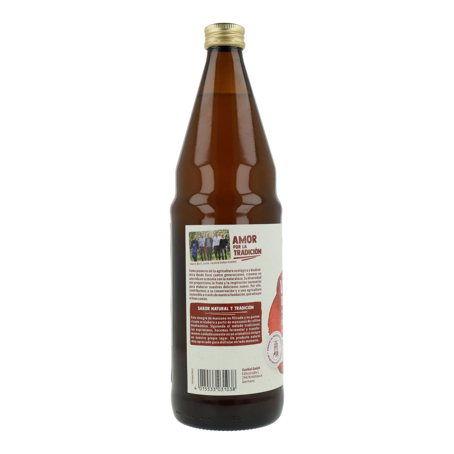 Ekologisk äppelvinäger Voelkel 0,75 l