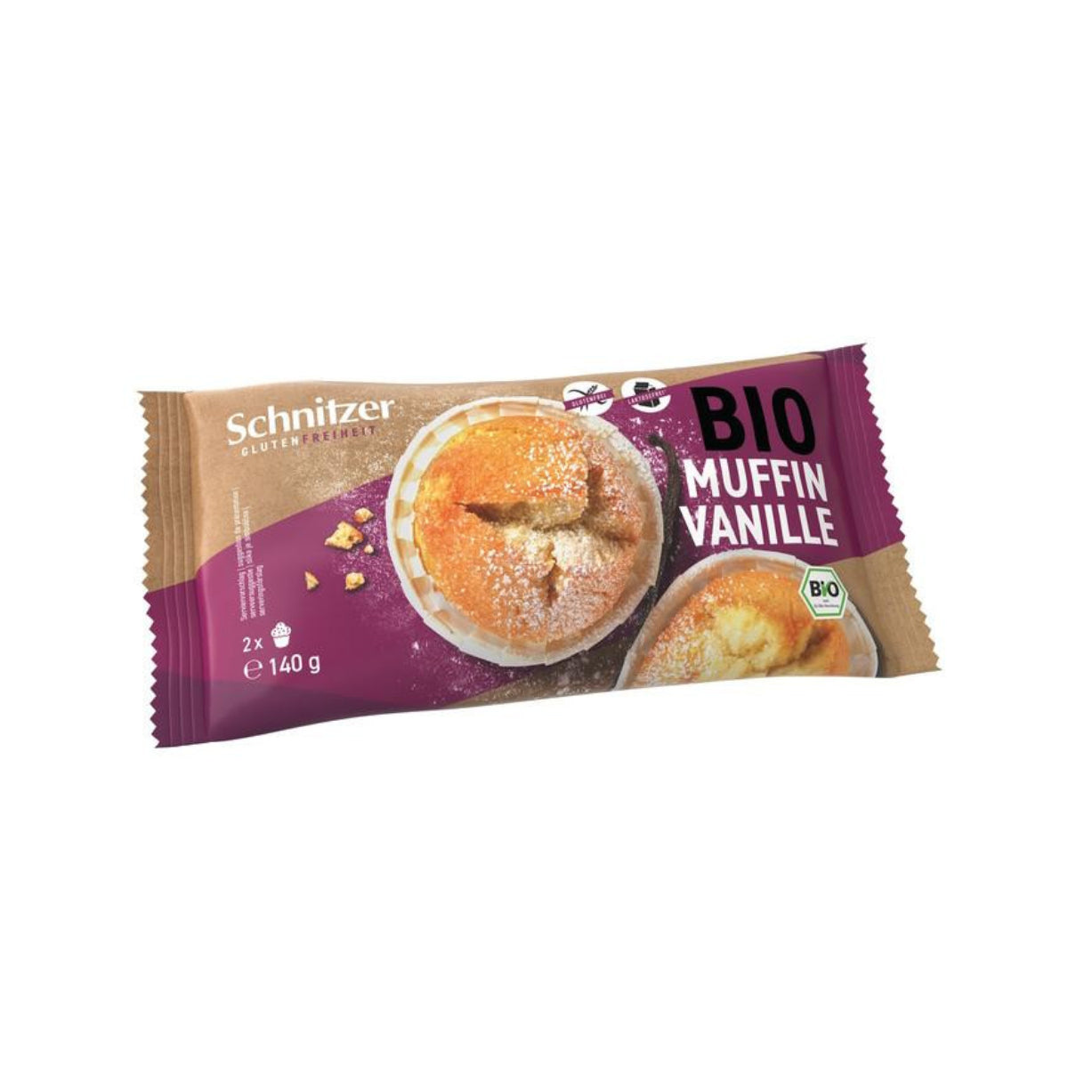 Glutenfreie Vanillemuffins von Schnitzer, 140 g