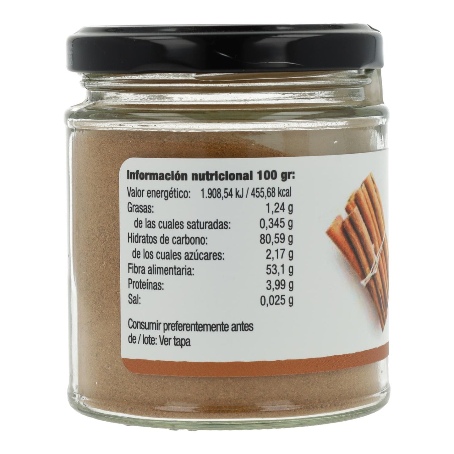 Cannelle de Ceylan en poudre Bio Vegetalia 80 g