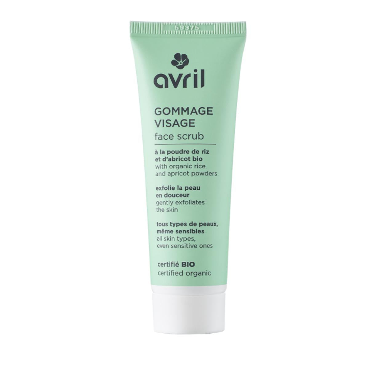 Biologische gezichtsscrub Avril 50 ml