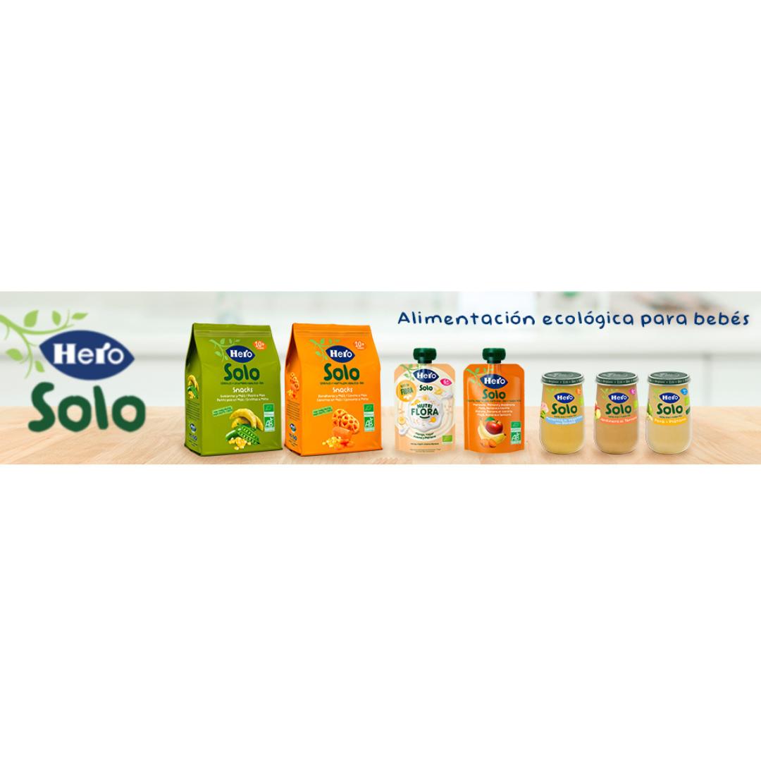 Beutel mit Apfel, Banane und Karotte, 100 % Bio, 100 g – Hero Solo