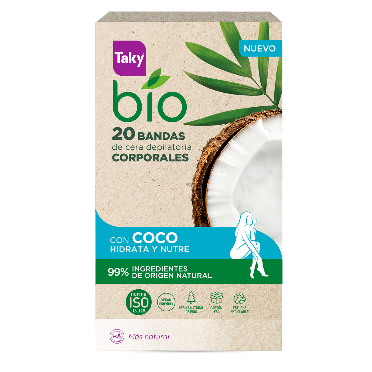 Bio-Körperbänder COCO TAKY 20 Stück