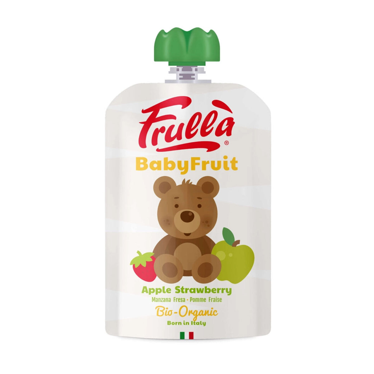 Baby Frullà äppel- och jordgubbspuré 100 g