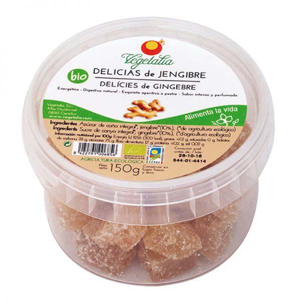 Delikatne ciasteczka imbirowe Vegetalia 150 g