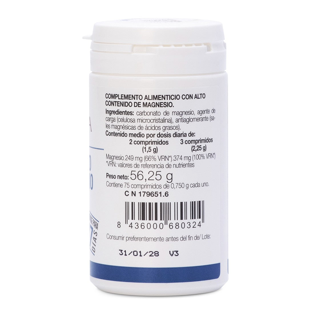 Magnesiumcarbonaat Ana Maria LaJusticia 75 tabletten