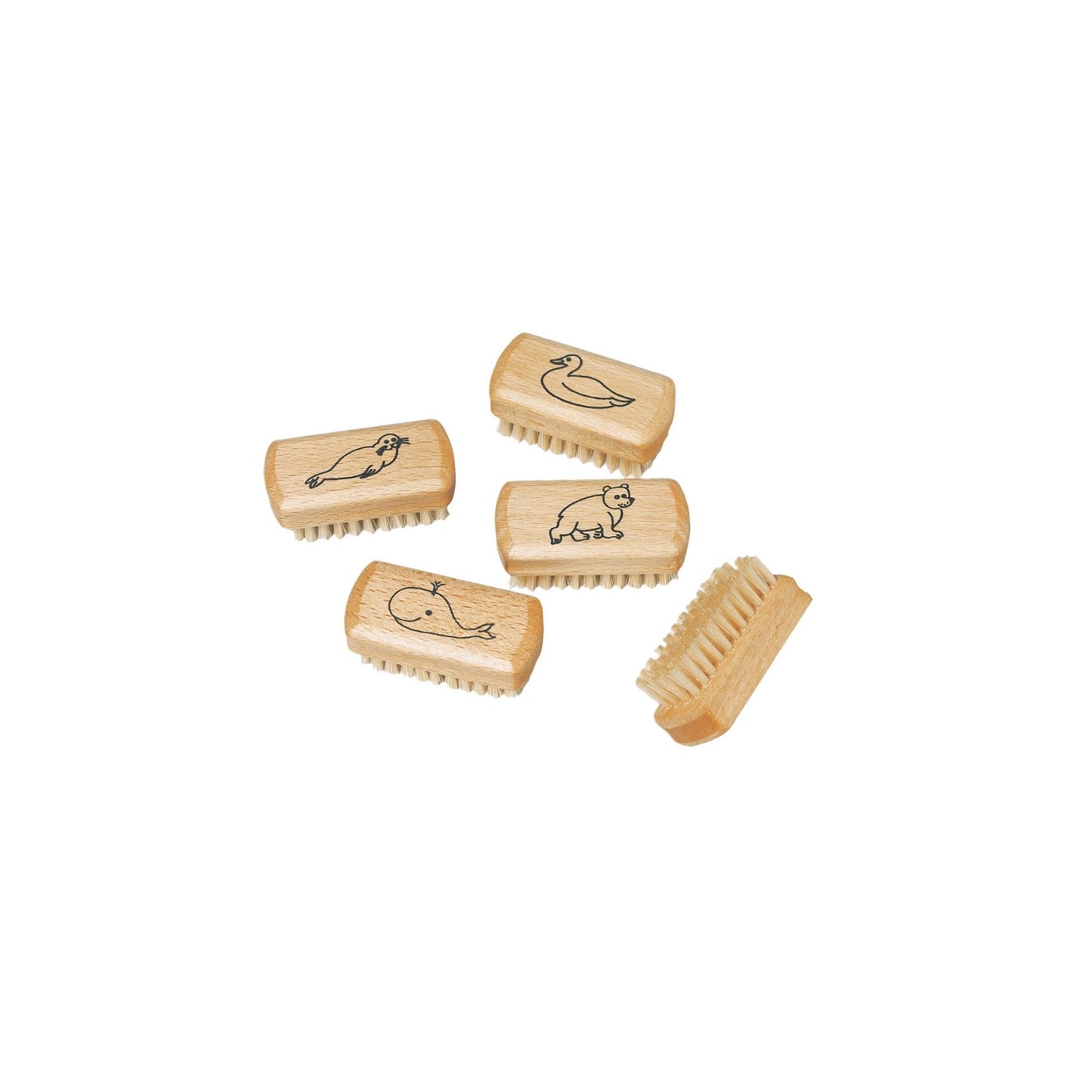 Brosse à ongles pour enfants en bois de hêtre Redecker 1 unité 5,8 cm