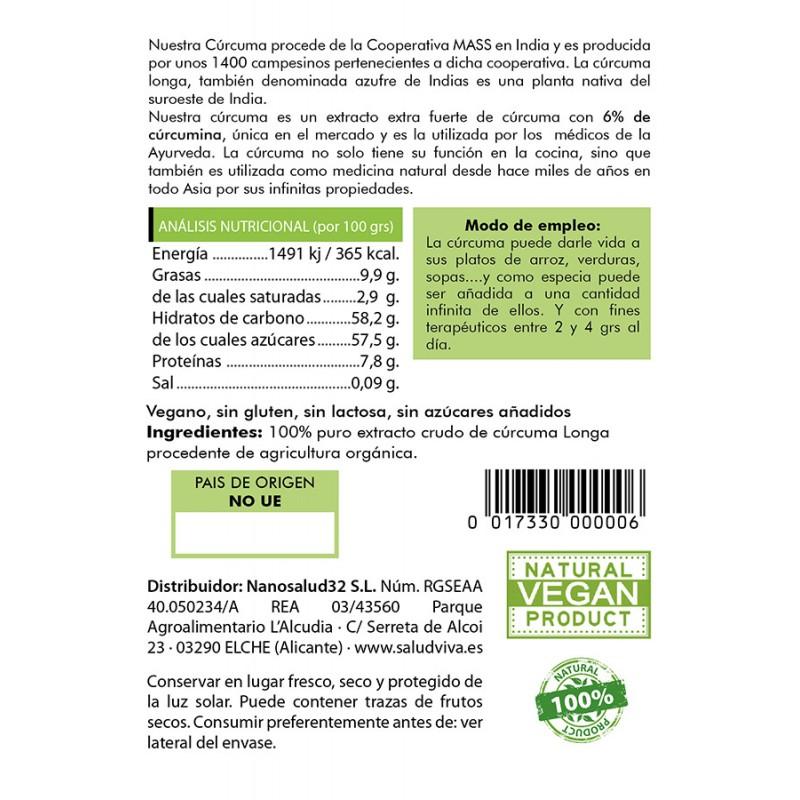 Kurkuma Salud Viva 80 g