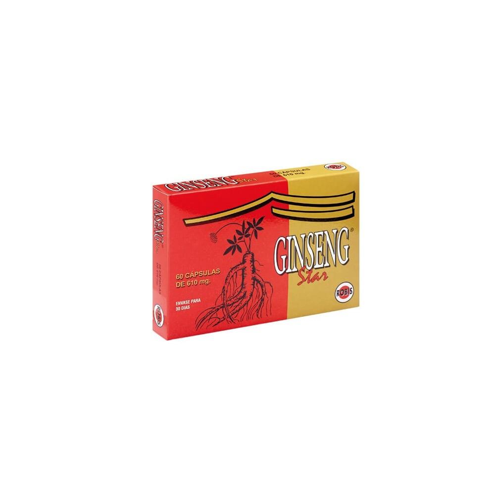 Ginseng Star 610 mg Robis, 60 kapslar