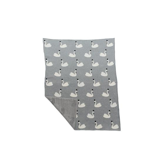 Swan Niu Organic Cotton Blanket 80x100cm