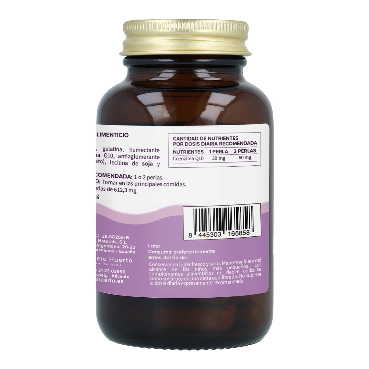 Coenzyme Q10 30 mg Planeta Huerto 60 pearls