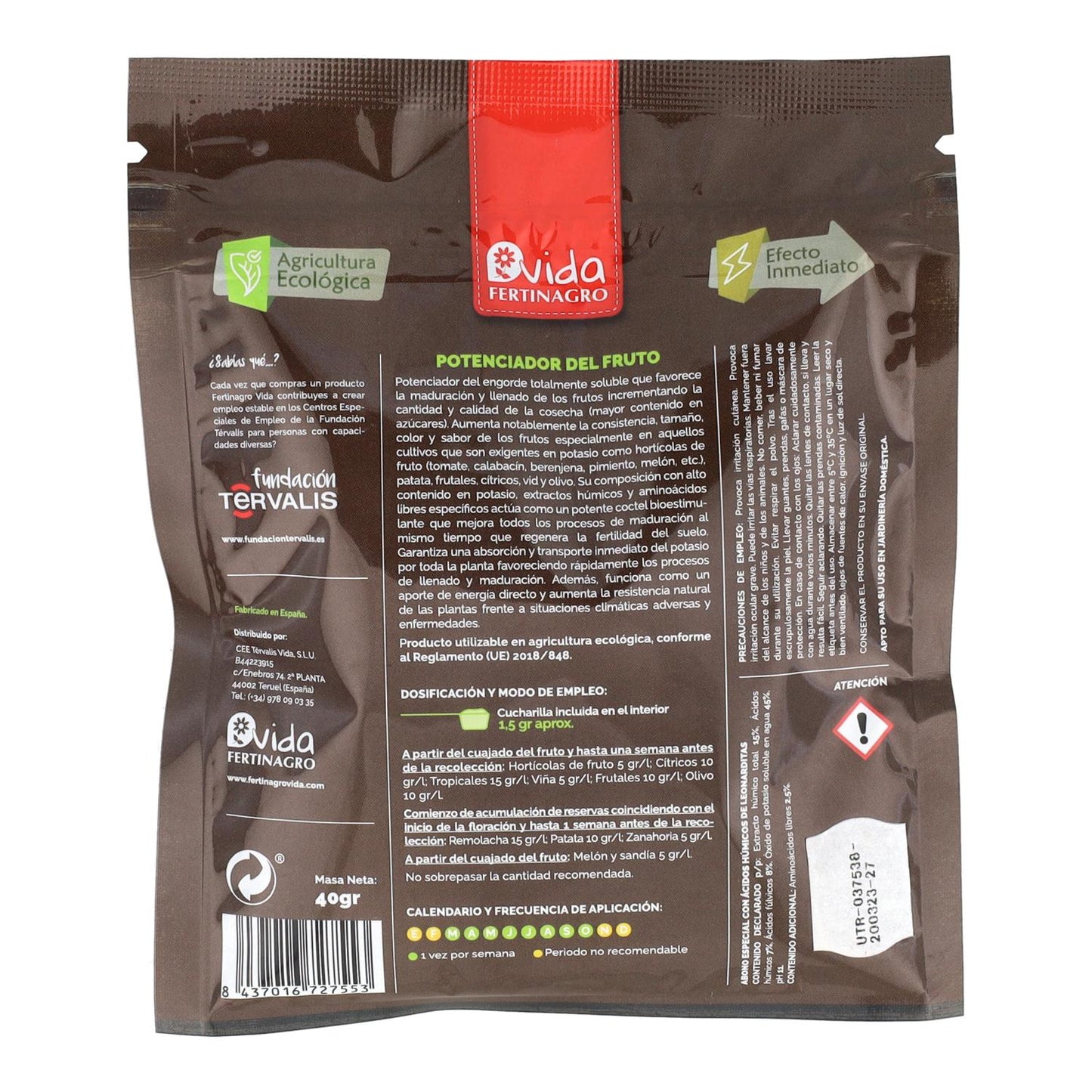 Potenciador del fruto BIO Fertinagro 40 g