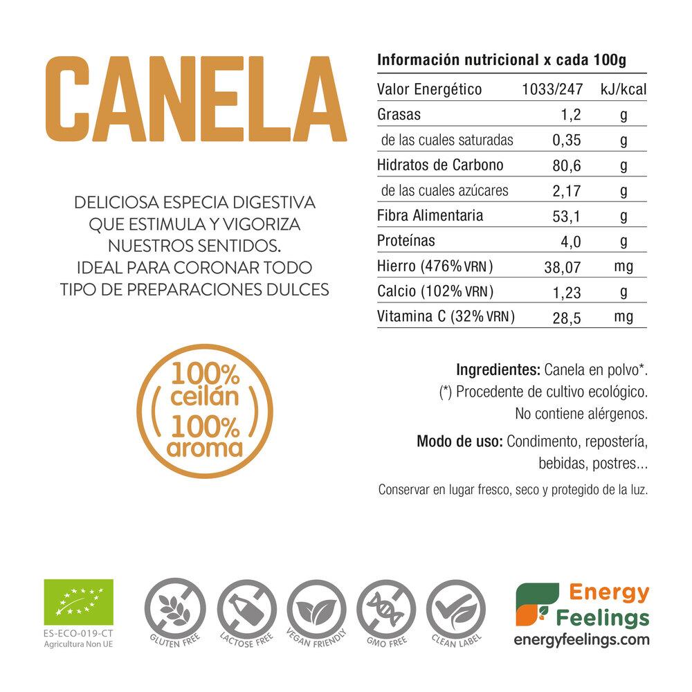 Cannella in polvere ECO Energy Feelings 1 kg