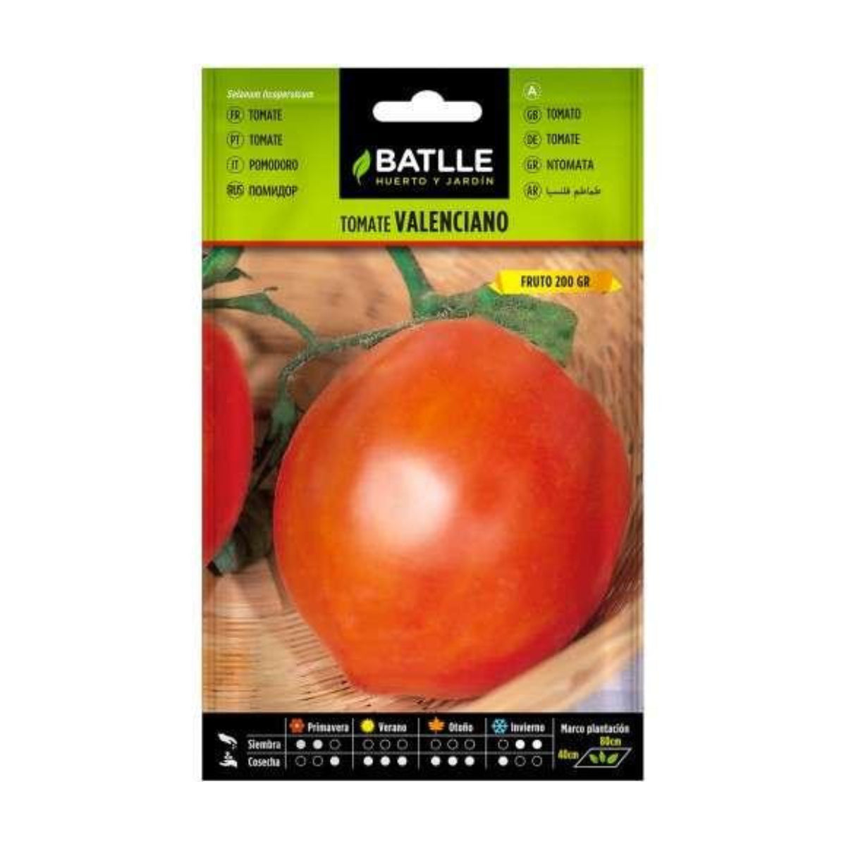 Zaden van Valenciaanse tomaat Batlle