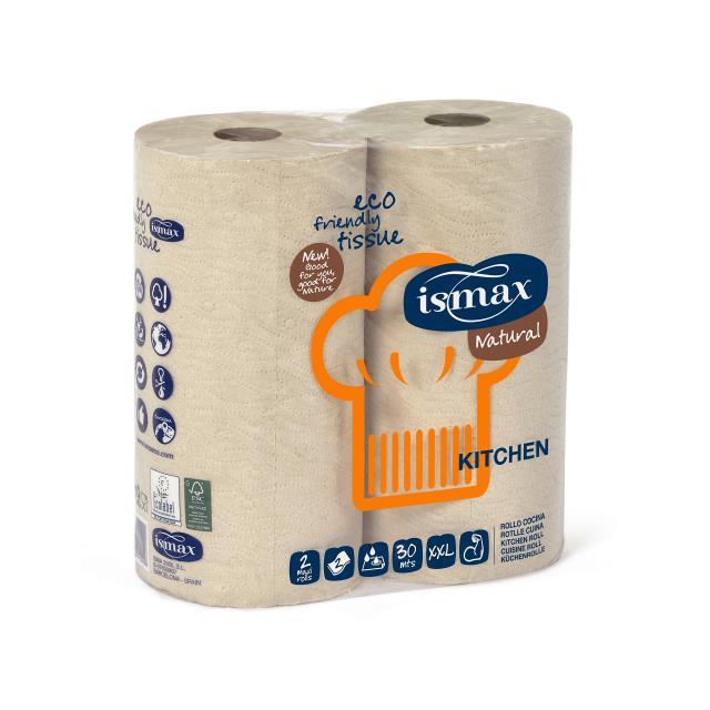Ismax Umweltfreundliche Küchenrolle, 2er-Pack