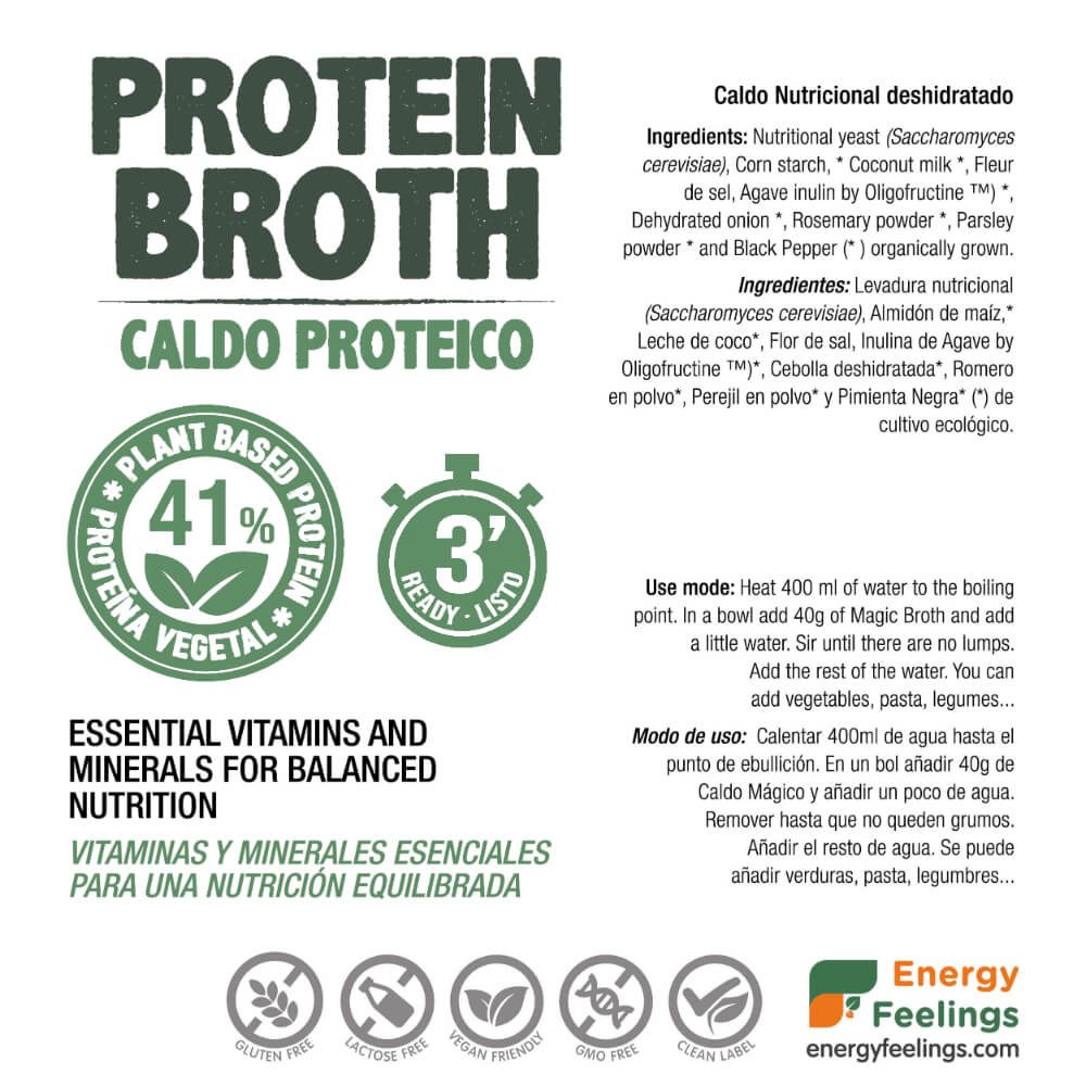 Magic Broth Energy Feelings Vegan Protein Broth