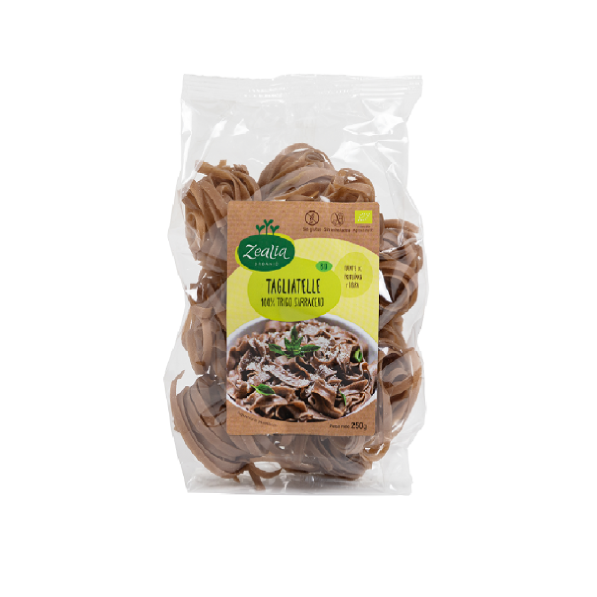 Tagliatelle aus 100 % Bio-Buchweizen von Zealia, 250 g