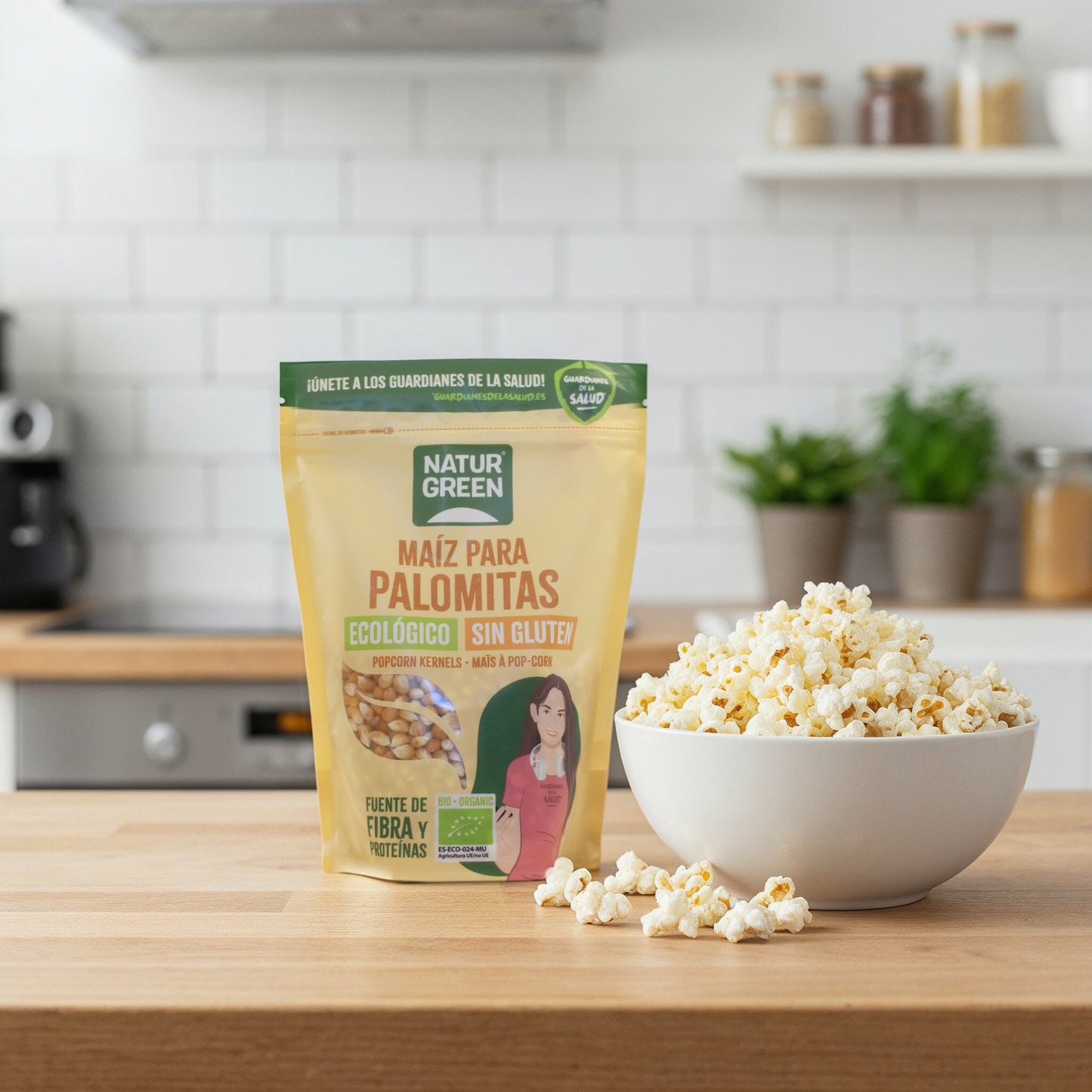 Biologische popcorn NaturGreen 400 g