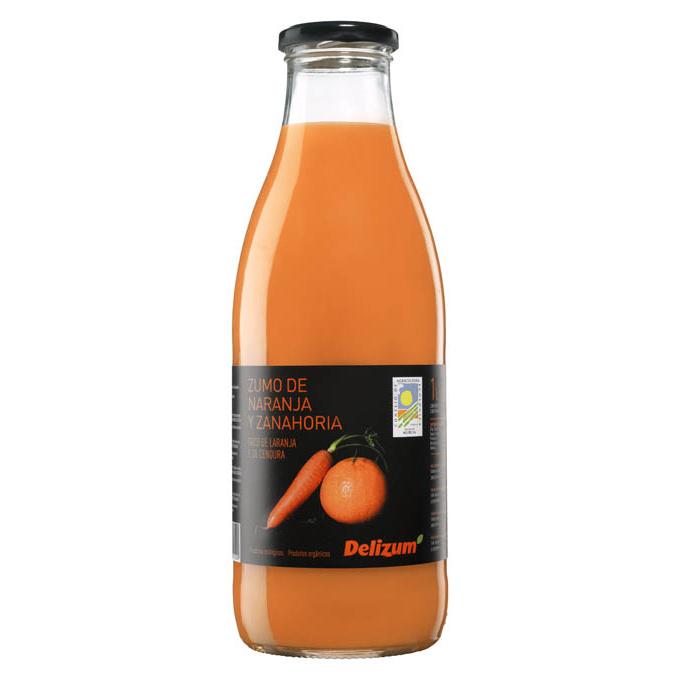 Jus de carotte et d'orange 200 ml L Bio Delizum