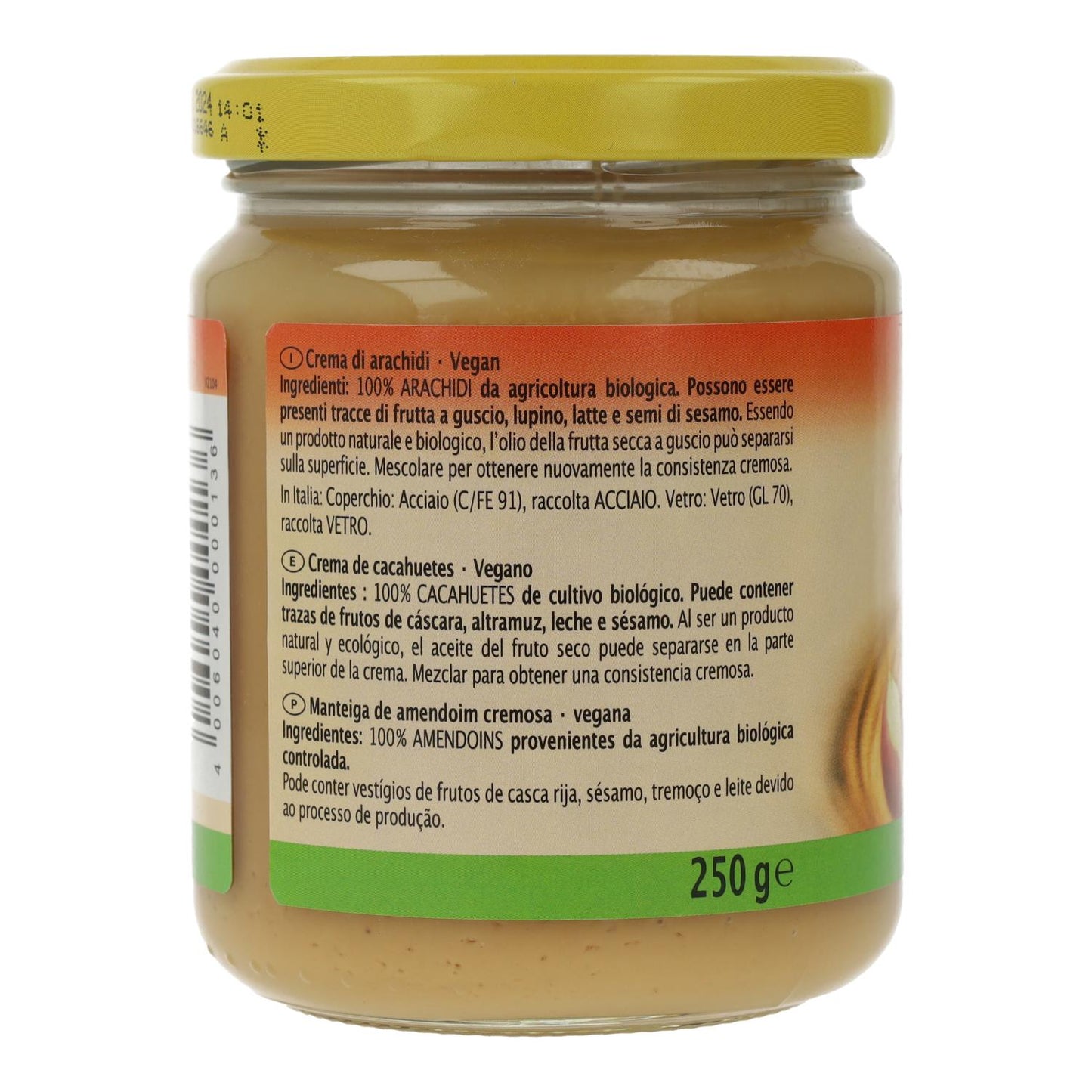 Masło orzechowe BIO Rapunzel 250 g