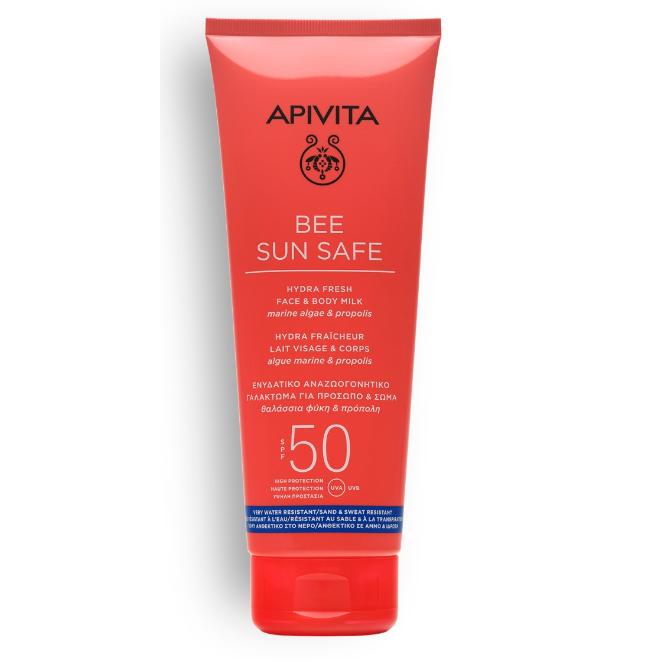 Apivita Hydra Fresh Sun Milk SPF50, 100 ml
