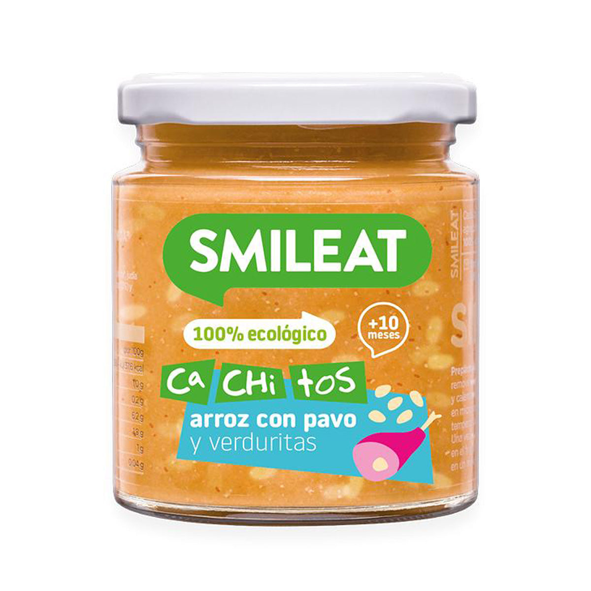 Packung Bio-Gläschen Cachitos Smileat 4 Stück à 230 g