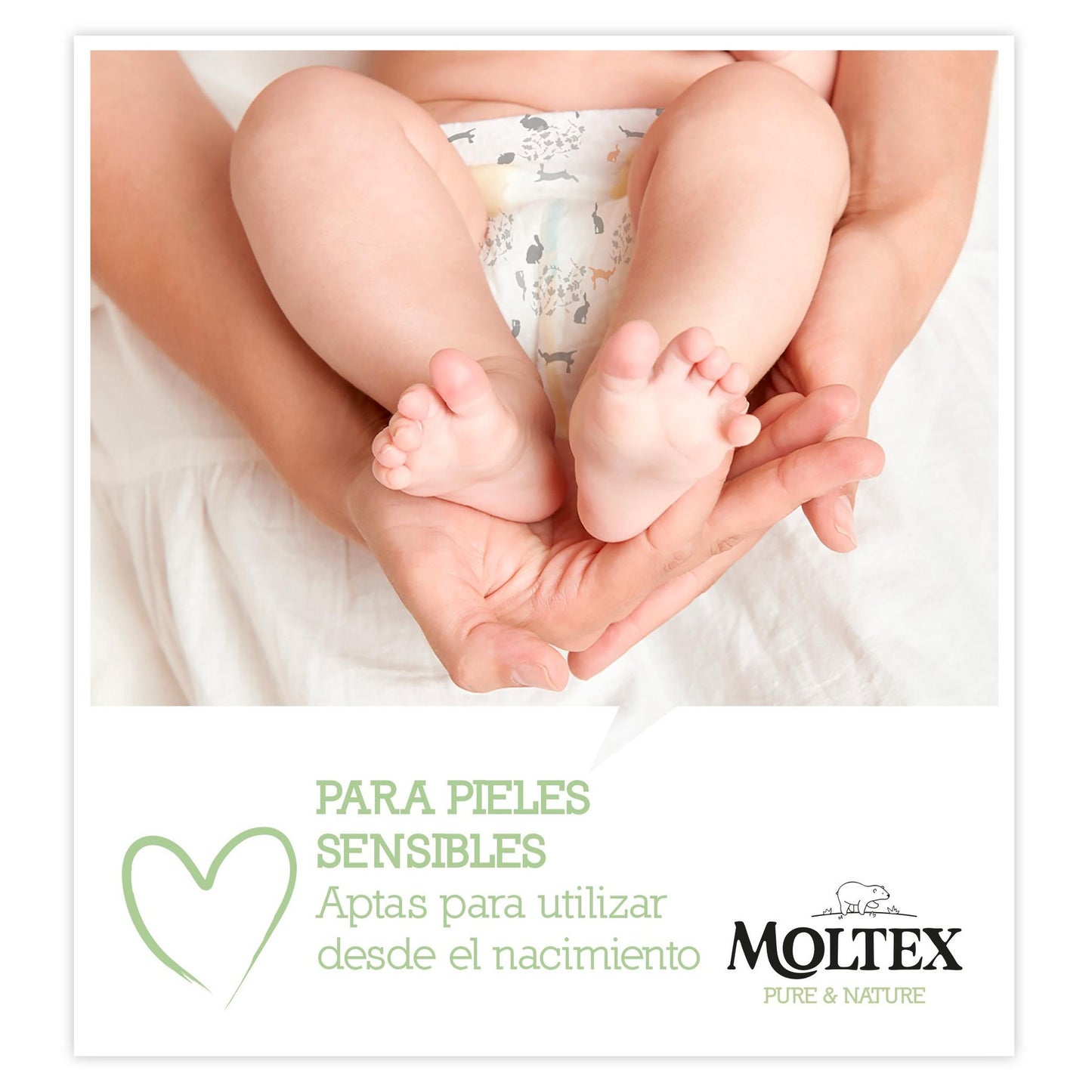 Moltex Pure & Nature wipes 60 units