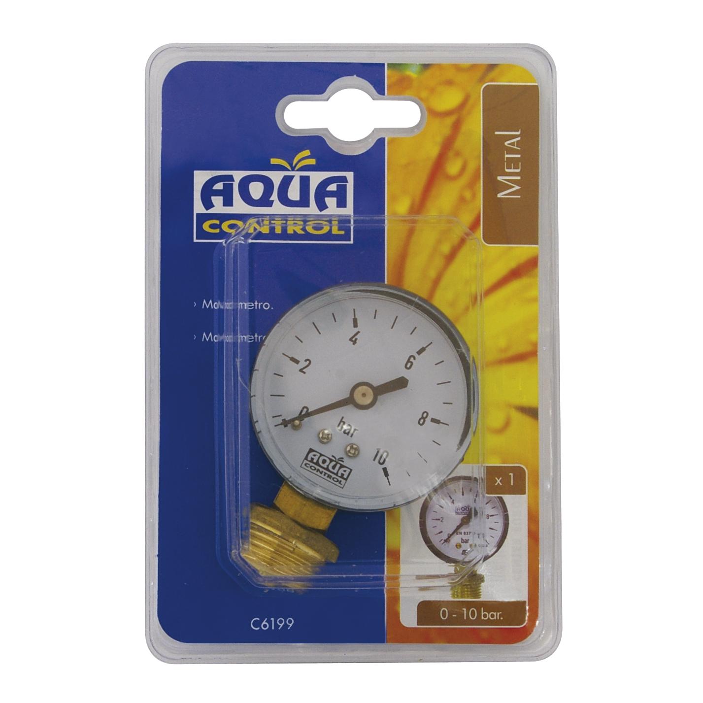 Aquacontrol 0-10 bar pressure gauge