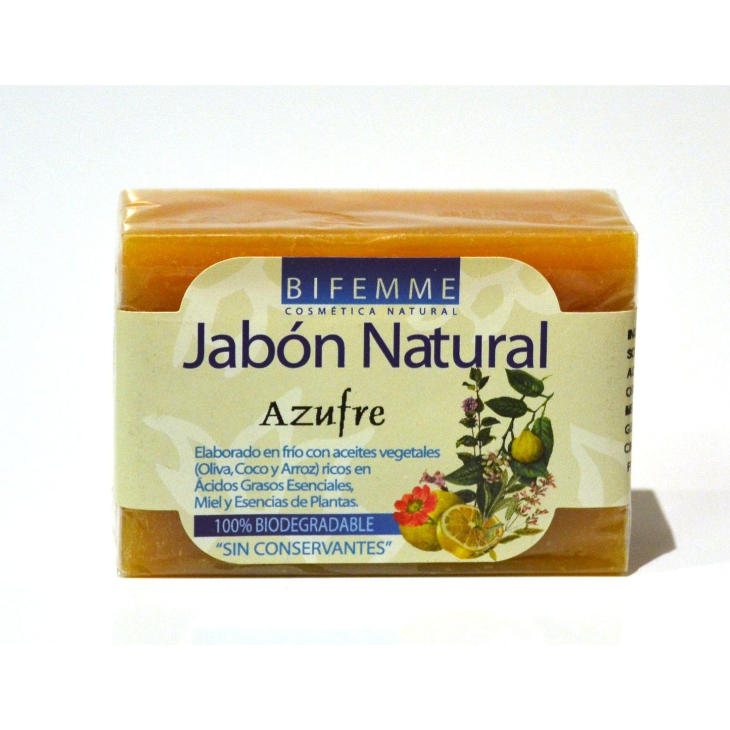 Jabon natural de azufre Ynsadiet 100 gr
