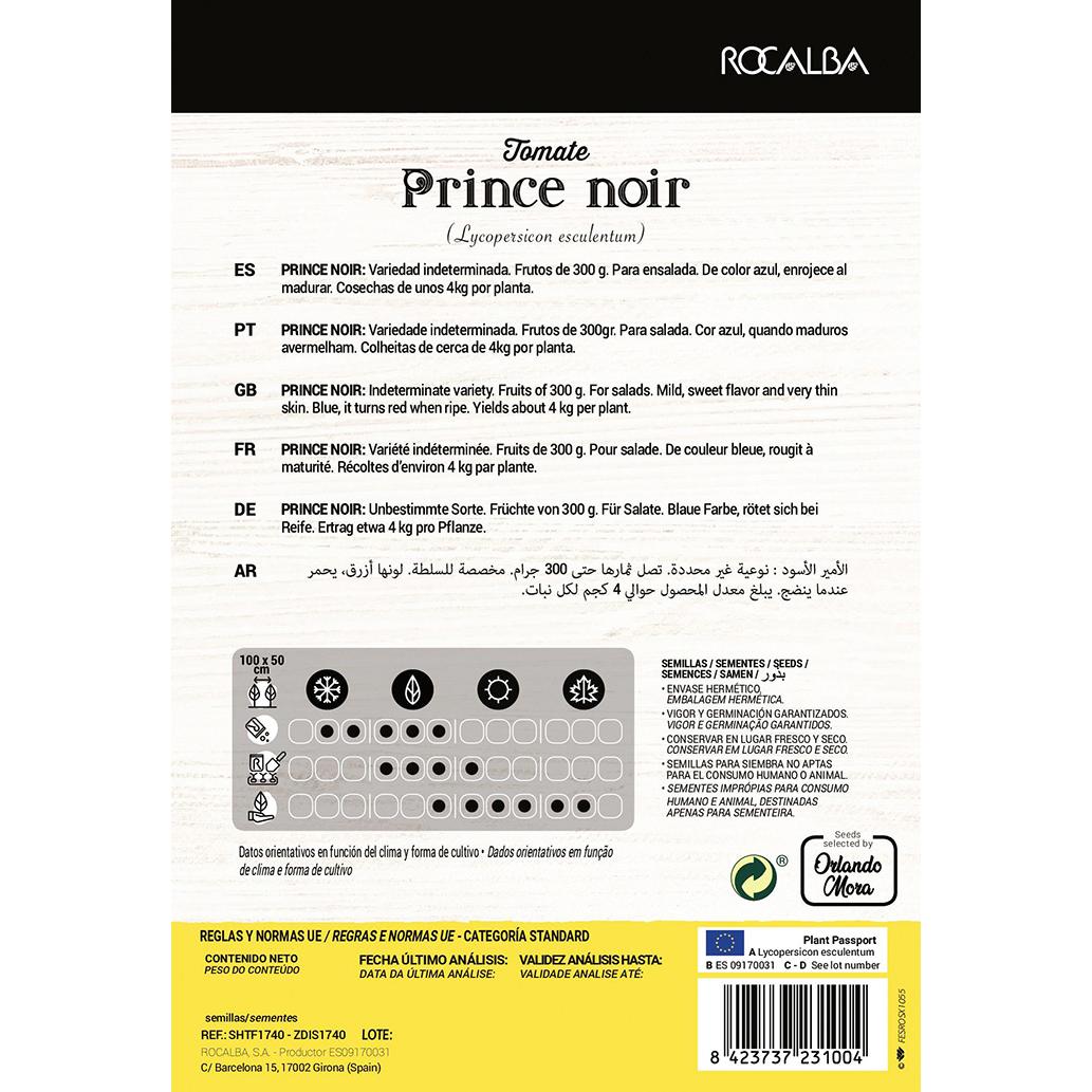 Tomatenzaadjes Collectie Prince noir
