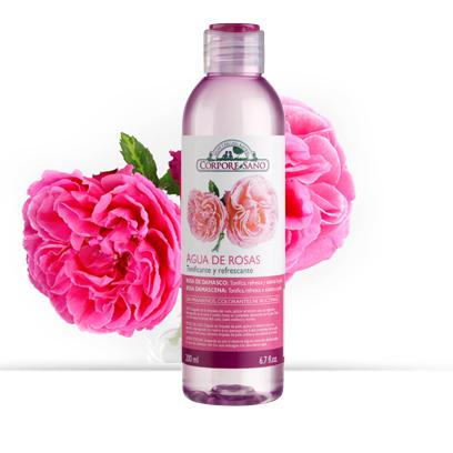 Eau de rose tonifiante et rafraîchissante Corpore Sano 200 ml