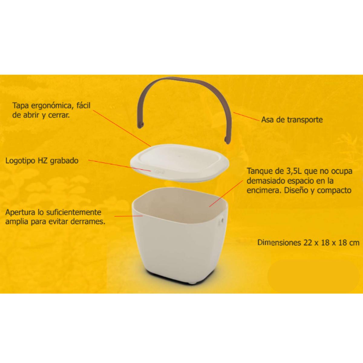 Organische afvalbak Kitchen Caddy Hozelock 3,5 L