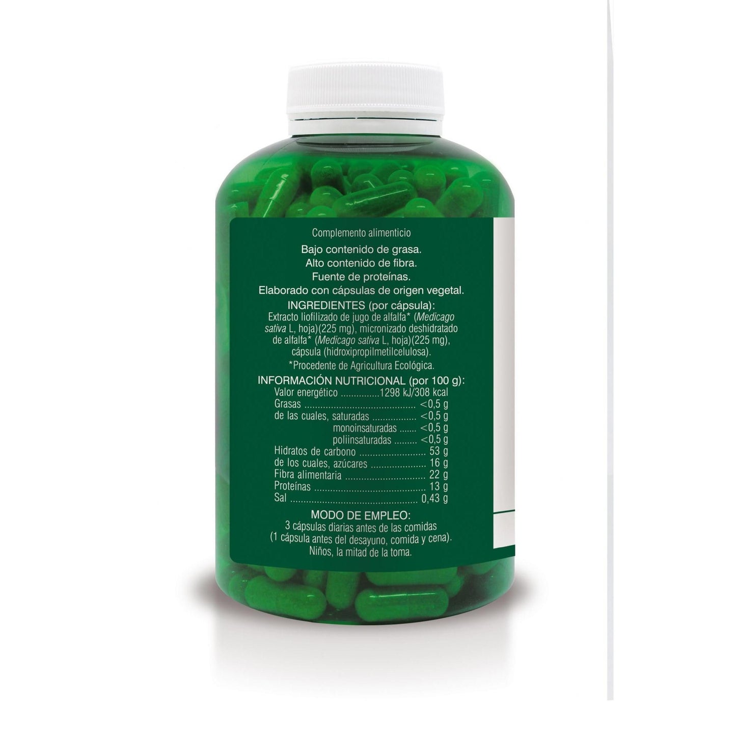 Grüne Alfalfa Soria Natural, 240 Kapseln