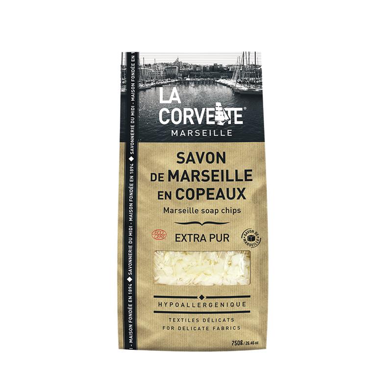 Seife aus Marseille in Spänen Extra Puro Bio La Corvette 750 g