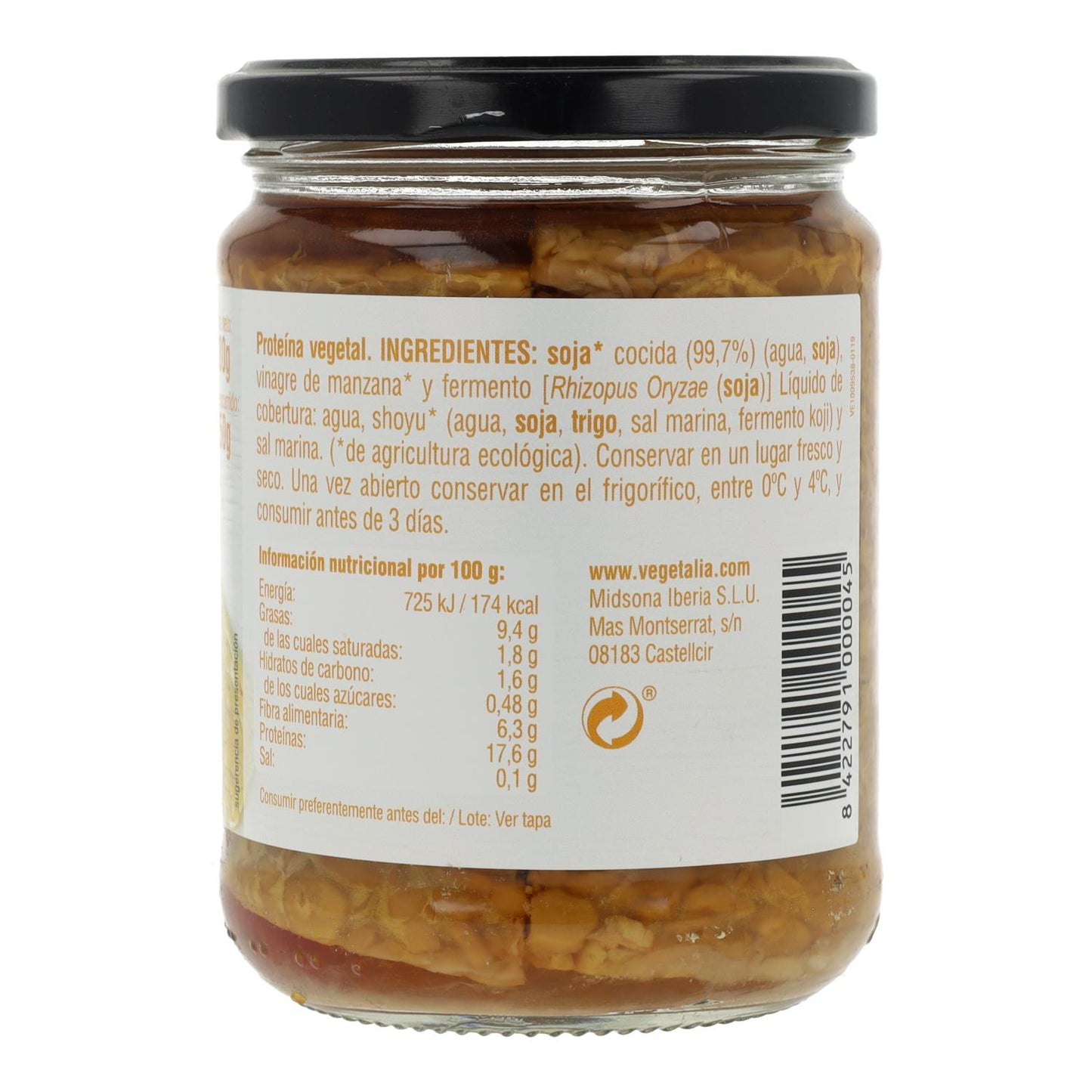 Tempe aus Soja Vegetalia 250 g