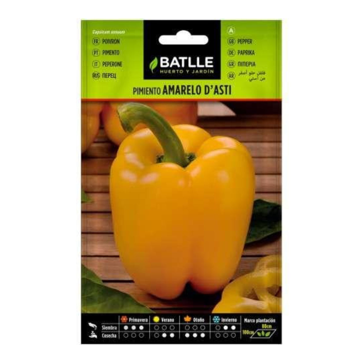 Gul paprikafrön d´Asti Batlle