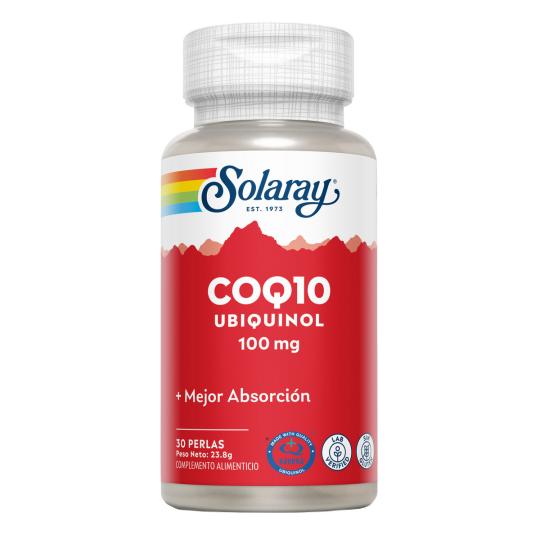 Solaray Coenzyme Q10 Ubiquinol 100 mg, 30 capsules