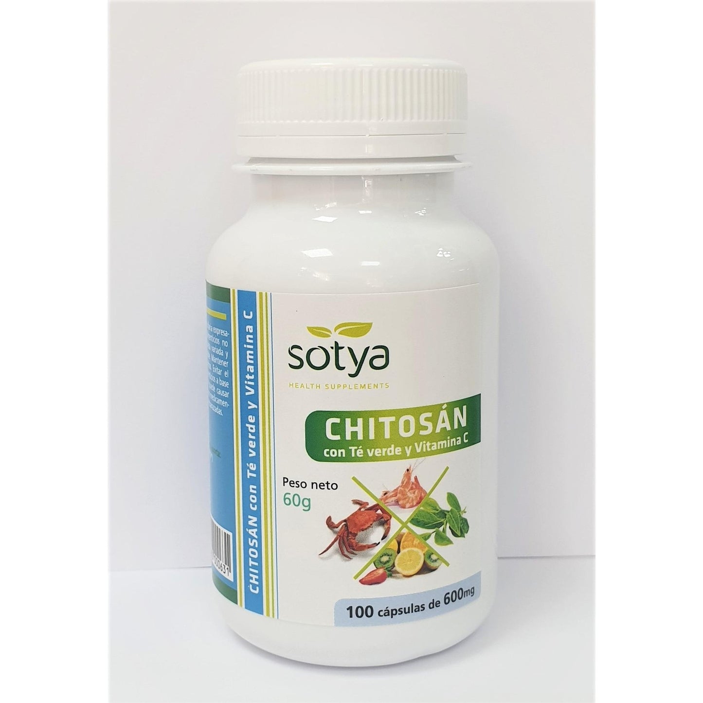 Chitosan + Grüner Tee + Vit. C Sotya 100 Kapseln
