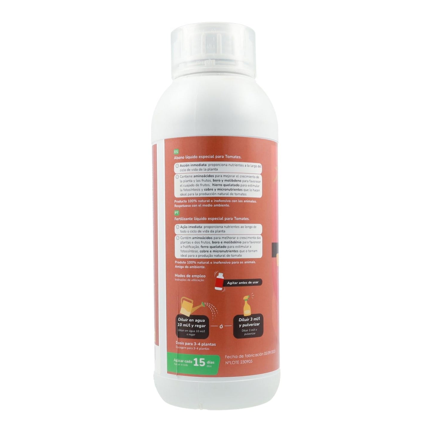 Concime liquido per pomodori Planeta Huerto 1 l
