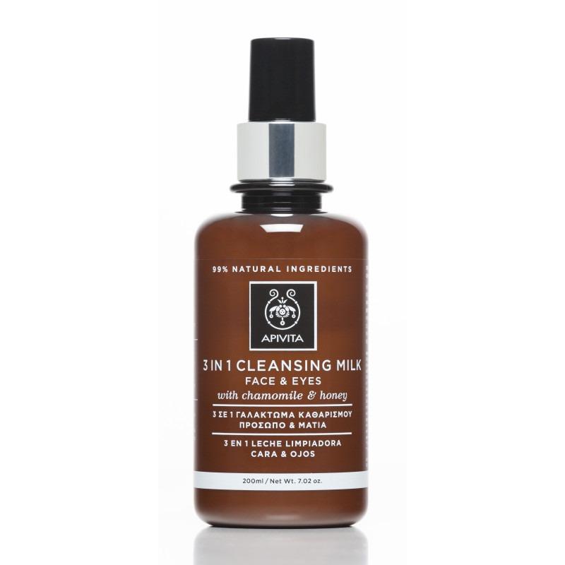 3-in-1-Emulsion für Gesicht und Augen Apivita 200 ml